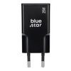 Ładowarka sieciowa do telefonu Blue Star Slim GaN 1x Typ C + 1x USB A QC4.0 PD 3A 25W TFK-SC-25WAC czarna