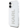 Original Handyhülle IPHONE 16 Karl Lagerfeld IML Rhinestones Logo transparent