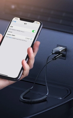 Ugreen Bluetooth 5.3 audio receiver USB cable audio adapter AUX jack black (70601 CM309)