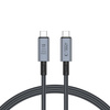 Tech-Protect UltraBoost Max USB-C 4.0 / USB-C 4.0 PD-Kabel 240 W 8K 40 Gbit/s 1 m – Grau