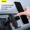 Baseus Metal Age II gravitational grip on the car grid - black