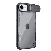 Nillkin Iceblade Prop Case mit Objektivabdeckung und Ständer für iPhone 16e - Schwarz