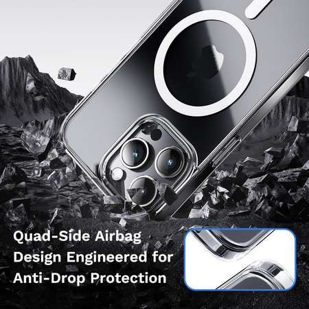 Rock Etui Crystal Series Magnetic do Iphone 16 Pro Max przezroczyste