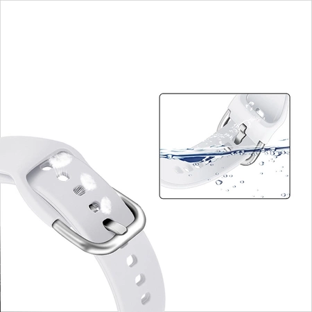 Silikonarmband TYS Band für Samsung Galaxy Watch 40 / 41 / 42 / 43 / 44 mm - dunkelblau