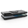 Ring Armor Tough Hybrid Case Cover + Magnethalter für Samsung Galaxy S22+ (S22 Plus) schwarz