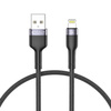 Kabel 2.4A 0,25m USB - Lightning Tech-Protect Ultraboost czarny