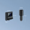 Acefast ładowarka samochodowa 90W USB Typ C / 3x USB / gniazdo zapalniczki, PPS, PD3.0, QC3.0, AFC, FCP stacja ładująca czarny (B8 black)