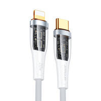 Joyroom fast charging cable with smart switch USB-C - Lightning 20W 1.2m white (S-CL020A3)