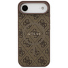 GUESS futerał do IPHONE 17 Air kompatybilny z MagSafe GUHMP17MG4GFRW (PU 4G Ring Classic Logo) brązowy