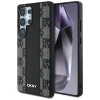 DKNY Leather Checkered Pattern MagSafe-Hülle für Samsung Galaxy S25 Ultra schwarz