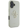 Case IPHONE 16 Guess Grained Big 4G Logo Small Classic Logo green