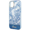 Guess Porcelain Collection - Etui iPhone 14 Plus (niebieski)