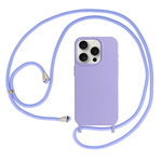 Strap Silicone Case do Iphone 15 Pro Max wzór 1 fioletowy