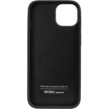 Audi Genuine Leather iPhone 11 / Xr 6.1" black/black hardcase AU-TPUPCIP11R-Q8/D1-BK