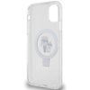 Karl Lagerfeld KLHMN61HMRSKCH iPhone 11 / Xr 6,1&quot; weiß/weiß Hardcase Ringständer Karl&amp;Choupette MagSafe