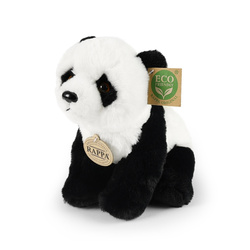 Rappa - Pluszowa realistyczna maskotka Panda siedząca 23 cm Eco-Friendly Soft Collection