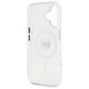Karl Lagerfeld nakładka do iPhone 16 Plus 6,7" KLHMP16MHLSKIH biała Hardcase IML Metal Karl Head MagSafe