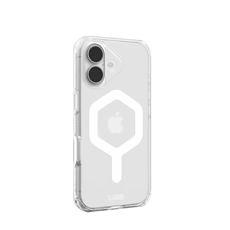 UAG Plyo MagSafe Case for iPhone 17 - Clear and White