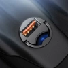 Baseus Tiny Star PPS mini inteligentna ładowarka samochodowa USB 30W Quick Charge 3.0 szary (VCHX-A0G)
