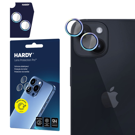 Apple iPhone 15/15 Plus - HARDY Lens Protection Pro Rainbow