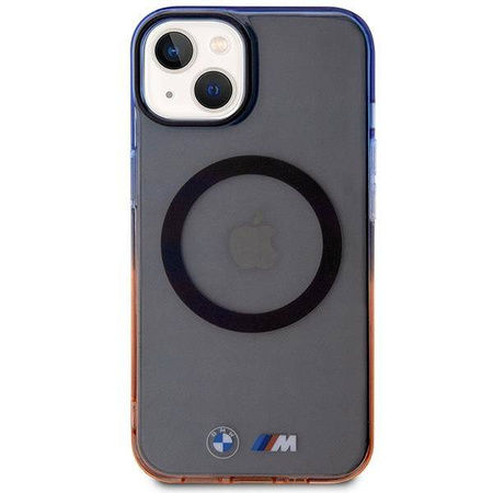 Hülle BMW BMHMP14SHTGE iPhone 14 6.1&quot; grau/grau Hardcase Gradient Bumper MagSafe