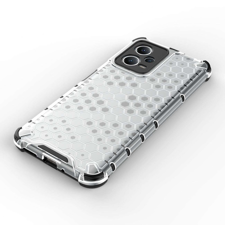 Honeycomb case for Xiaomi Redmi Note 12 5G / Poco X5 5G armored hybrid case blue