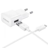 Samsung EP-TA50EWE 8W USB-A Wandladegerät mit MicroUSB-Kabel ECB-DU4AWE (Bulk - Ersatzverpackung) - Weiß