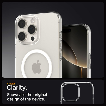 Etui Spigen Liquid Crystal MagSafe na iPhone 16 Pro Max - przezroczyste
