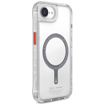 Etui Skinarma Saido MagSafe do iPhone 16e przezroczysty