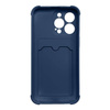 Card Armor Case cover for iPhone 13 mini card wallet Air Bag armored housing navy blue