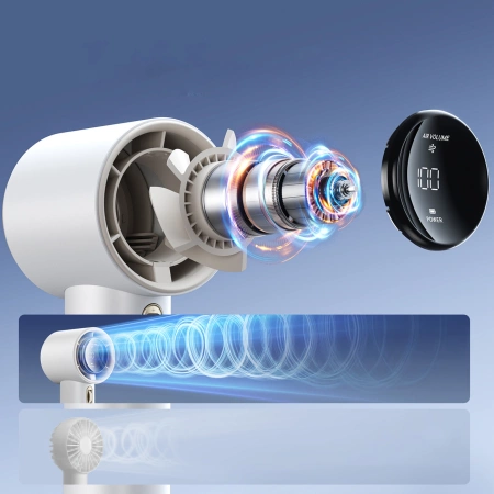 Jisulife Handheld Fan Pro1 FA53 (ABS) Tragbarer USB-Ventilator - Weiß