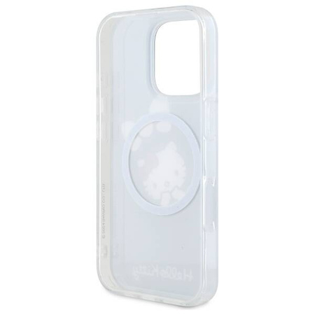 Original Case IPHONE 16 PRO Hello Kitty Hardcase IML Fun Bow MagSafe (HKHMP16LHFLBK) black