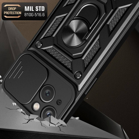 Schutzhülle APPLE IPHONE 15 Nexeri CamShield Pro schwarz