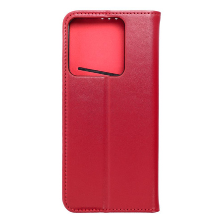 Kabura skórzana SMART PRO do XIAOMI Redmi NOTE 13 5G bordowy