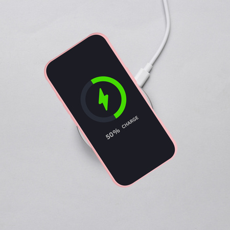 Futerał FULL MATTE MAG COVER kompatybilny z MagSafe do SAMSUNG S25 FE jasny różowy