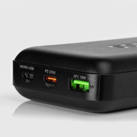 Powerbank SBS TTBB20000PD20K 20000 mAh 20W PD USB-C, USB-A, Micro-USB - Schwarz