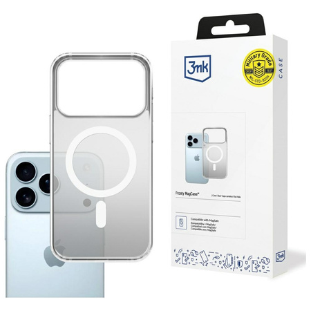 Etui 3MK Frosty MagCase do Apple iPhone 17 Pro biały