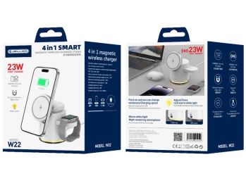 JELLICO 3in1 kabellose Ladegerät W22 15W weiss