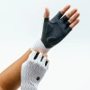 Rockbros Rennradhandschuhe Größe: L - Schwarz und Weiß