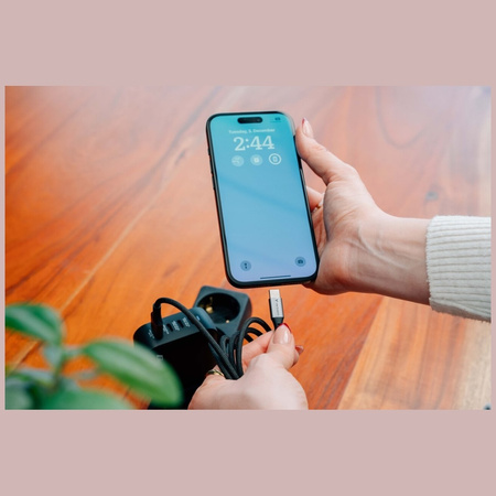 Kabel Verbatim Sync & Charge USB-C do    USB-C QC PD 60W 120cm czarny 31845