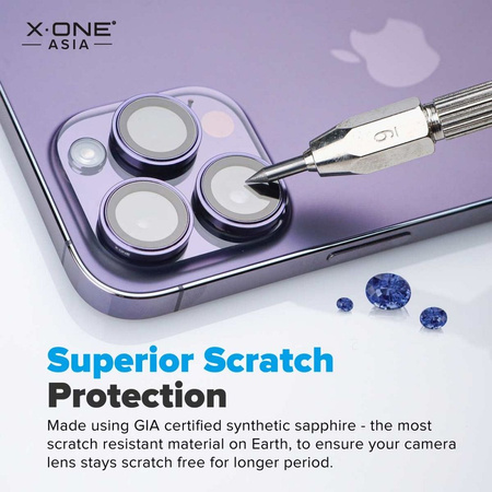 Szkło szafirowe X-ONE na obiektyw aparatu Camera Armor - do Samsung Galaxy S25 Plus
