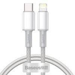 Baseus kabel USB Typ C - Lightning szybkie ładowanie Power Delivery 20 W 1 m biały (CATLGD-02)
