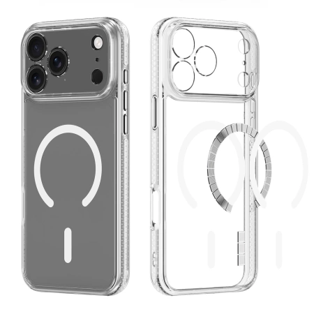 Dux Ducis Clin Mag Case für iPhone 17 Pro, kompatibel mit MagSafe, transparent