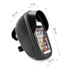 Wozinsky Fahrradlenkertasche mit Handytasche 1l schwarz (WBB16BK)
