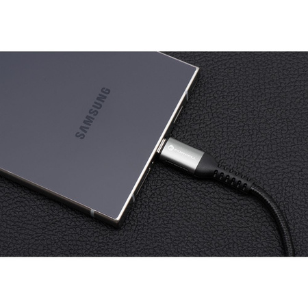 Kabel USB C do USB C Forcell F-Energy QC4.0 PD 5A 240W Cafule 0,5 m C263 czarny