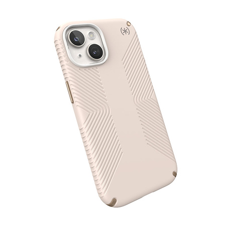 Speck Presidio2 Grip - Etui iPhone 16e /  iPhone 15 / iPhone 14 / iPhone 13 (Bleached Bone / Heirloom Gold / Hazel Brown)