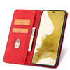 Magnet Fancy Case for Samsung Galaxy S23+ flip cover wallet stand red