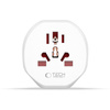 TECH-PROTECT UNIVERSAL TRAVEL ADAPTER FROM EU WHITE