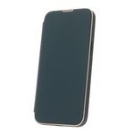 Etui Smart Gold Frame Mag do iPhone 12 Pro Max 6,7" ciemnozielony
