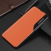 Eco Leather View Case booktype case schutzhülle aufklappbare hülle Samsung Galaxy A72 4G orange